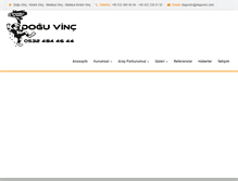 Tablet Screenshot of doguvinc.com